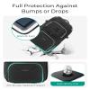 BAGSMART Camera Bag for Photographers, Professional Camera Bag Fits up to 15.6" Laptop, DSLR/Drones/Tripod Camera Case with Rain Cover, Grey view 4