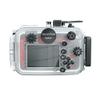 Mcoplus 60m/195ft Professional Underwater Camera Scuba Case Waterproof Diving Housing for Om System tg7 Olympus Tough TG-7 (White) view 3