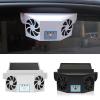 jojobasec Air Circulation Fan 4500RPM Solar Charging Ventilation Fan Auto Interior Cooling Fan for Car Vehicle Truck SUV view 2