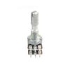 2Pcs/Lot B10K 6-pin Dual Speaker Amplifier Audio Volume Potentiometer 25MM Handle Length view 1