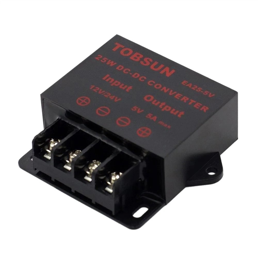 12V 24V to 5V 5A 25W DC DC Converter Voltage Regulator Step Down Module Universal Power Supply for LED TV Solar