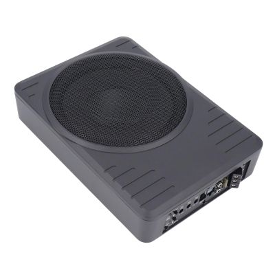 KIMISS 10in Slim Under Seat Powered Subwoofer 600W Premium Bass for Car Truck