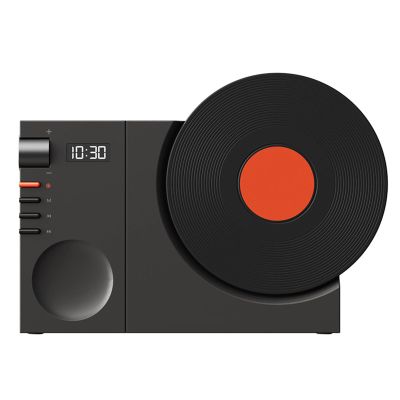 Retro Bluetooth Speaker, Turntable Vintage Record Player Bluetooth Speaker, Old Fashioned Classic Phonograph Speaker Record Player, Cute Look Creative Gift for Office Home Decor