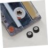 MOLUCKFU 12pcs Pinch Roller for Recorders Bearing Rollers for Video and Audio Tape Machines Practical Replacement Parts for Cassette Tape Repair and Maintenance view 2