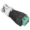 TARSHYRY BNC Male Connector, 10Pcs Green Coaxial Cable Terminal Adapter for CCTV Video Balun Camera, No Soldering Required view 1