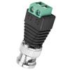 TARSHYRY BNC Male Connector, 10Pcs Green Coaxial Cable Terminal Adapter for CCTV Video Balun Camera, No Soldering Required view 2