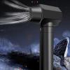 Portable Handheld Turbo Fan - 100000RPM High Speed, 80m/s Wind, 4 Adjustable Speeds, Cordless Electric Air Duster for Car, Computer, Keyboard, Lens Cleaning & Drying view 2