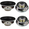 YFUSET 4pcs 40mm 3W 4Ohm Full Range Stereo Speaker Round Audio Speaker Loudspeaker for Mini Audio Systems for Arduino view 1