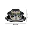 YFUSET 4pcs 40mm 3W 4Ohm Full Range Stereo Speaker Round Audio Speaker Loudspeaker for Mini Audio Systems for Arduino view 2