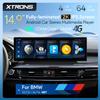 XTRONS 14.9 Inch Android 14 Car Stereo for BMW X5 F15 X6 F16 (2014-2017) with NBT System, 2K IPS Touch Screen 4+64 GB Global 4G LTE GPS Navigation Support Wireless CarPlay Android Auto view 2