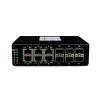 BAISULI Industrial Din Rail Switch Gigabit Ethernet Din Rail 6 Port Gigabit Ethernet Industrial Ring Network Switch with 6 SFP Fiber view 1