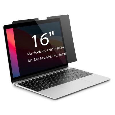 Magnetic Privacy Screen for MacBook Pro 16 inch (2019-2024, M1, M2, M3, M4, Pro, Max), Model A2141, A2485, A2780, A2991, A3186, A3403, Removable Screen Protector, Blue Light Blocking, Anti Glare Protector and Privacy Filter Shield