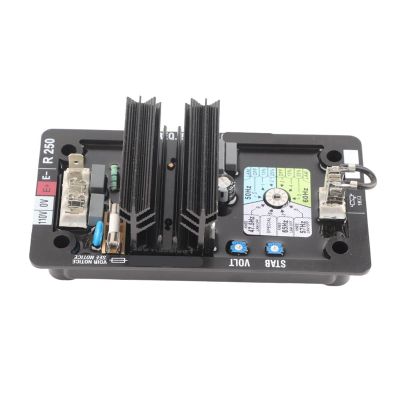Voltage Regulator Preventing Damage from Voltage Fluctuation for Generators, Suitable for Harsh Environments, Plastic, 100VDC with 8A, Slow Action for Remote Voltage Trim