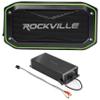 Audiosavings Bundle: Kicker 51KPX5001 Watt Mono Amplifier Motocrycle/UTV Sub Amp Bundle with Rockville Rock Anywhere Waterproof Portable Bluetooth Speaker+TWS Stereo Linking (2 Items) view 1