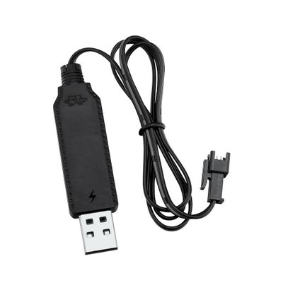 K-MAINS 3.7V Battery USB Charging Cable with SM-2P Plug Connector for Mini RC Car Amphibiou Stunt Vehicle Truck Off-Road Vehicle RC Ship Drone Air Gun,3.7V Battery USB Charging Cable