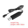 K-MAINS 3.7V Battery USB Charging Cable with SM-2P Plug Connector for Mini RC Car Amphibiou Stunt Vehicle Truck Off-Road Vehicle RC Ship Drone Air Gun,3.7V Battery USB Charging Cable view 2