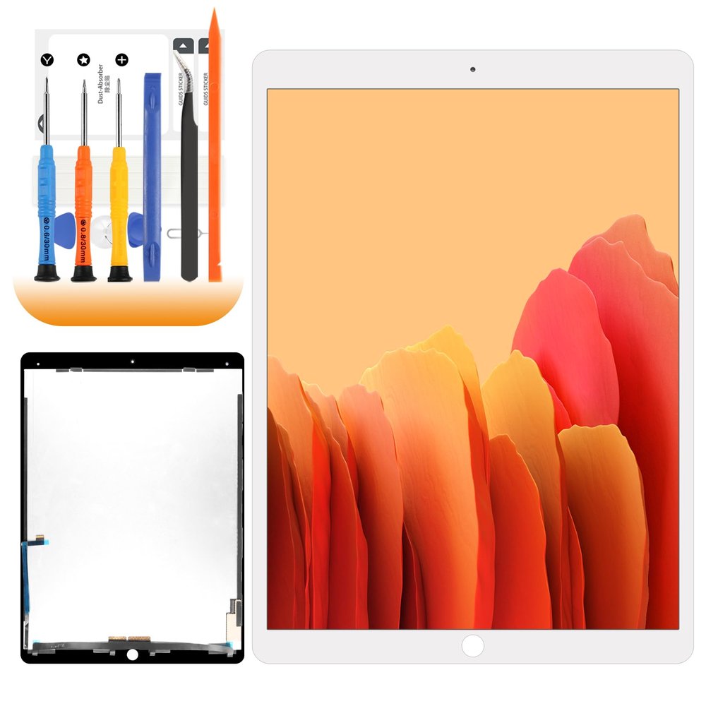 A1584 LCD Replacement for iPad Pro 12.9 2015 Screen Replacement for iPad Pro 12.9 1st Gen LCD Display A1584 A1652 LCD Screen Digitizer Touch Assembly (White No Board)