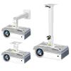 2-Be-Best Heavy Duty Projector Mount Max Load 45lbs / 21kg Extendable 16-24in / 40-60cm Projectors Ceiling Mount Universal Projector Mounts Angle Adjustable Strong White view 1