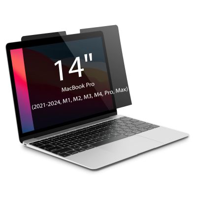 IRUYO FL Magnetic Privacy Screen for MacBook Pro 14 inch (2021-2025, M1, M2, M3, M4, M5, Pro, Max), Detachable Screen Protector, Blue Light Blocking, Anti Glare Protector and Privacy Filter Shield