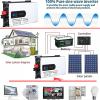 Lakenbroade Power Inverter,DC 12V 24V 48V to 110V/220V AC Ac Pure Sine Wave Inverter 5000W Car Inverter,with Ac Outlets and LCD Display,Power Inverters for Vehicles,12Vto110V view 3