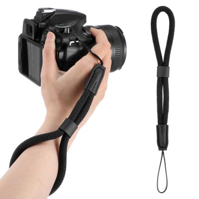 JIEYAO Adjustable Camera Wrist Strap, Black Hand Strap Lanyard, Soft Nylon Wristlet Straps Rope Camera Hand Strap for Camera Phone Case Keys Keychain USB Flash Drive Flashlight Glove Leash