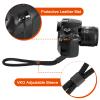 JIEYAO Adjustable Camera Wrist Strap, Black Hand Strap Lanyard, Soft Nylon Wristlet Straps Rope Camera Hand Strap for Camera Phone Case Keys Keychain USB Flash Drive Flashlight Glove Leash view 4