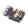 TUOPUONE PCIe to MiniPCIe/Gigabit Ethernet/USB 3.2 Gen1 HAT for Raspb Pi 5, Supports MiniPCIe Interface 4G Module High-Speed Networking Multiple OS Support Raspb Pi 5 HAT view 1