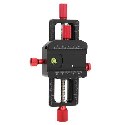 150mm Macro Focusing Rail, Universal Macro Focusing Rail Slider Close up Shooting Head Quick Release Plate Aviation for Detachable Feet, Tripod Ballhead