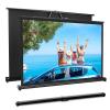 Desk Top Projection Screen, Pull Down Projector Screen, 40-50 inch Indoor Outdoor PVC Floor Standing Mobile Video Projection Screen 16:9/4:3 for Home Cinema, School Meetings(4:3 50in) view 1