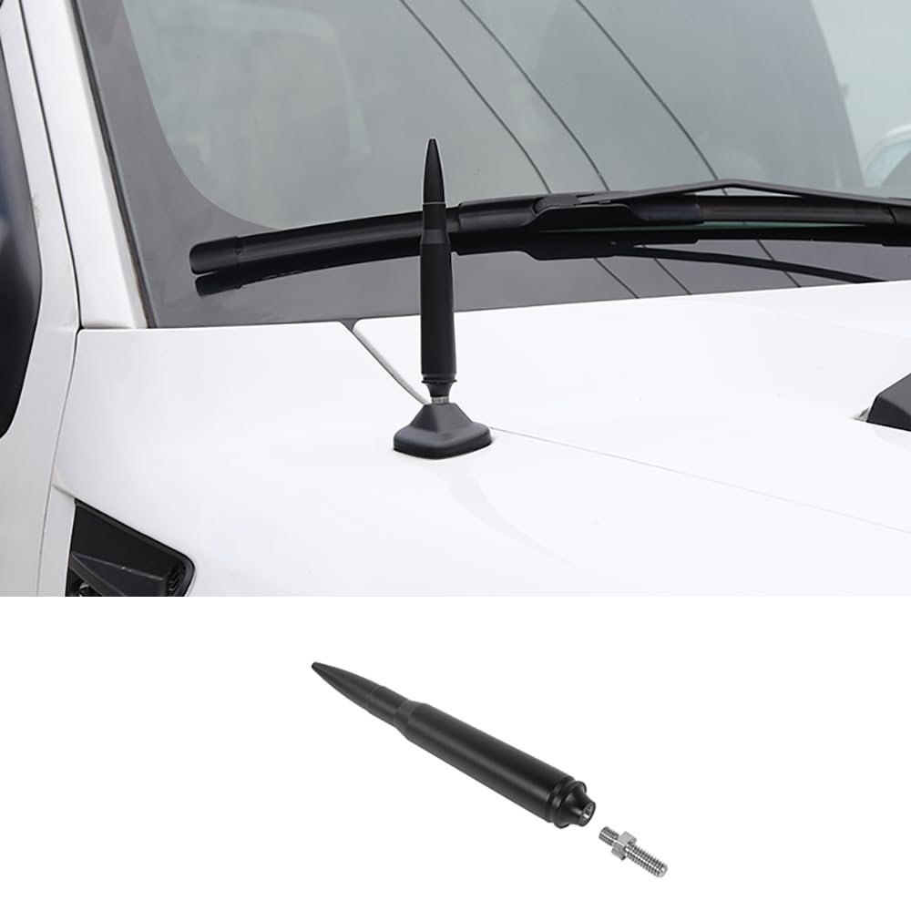 MYCNLEE Automobile Accessories Antenna Replacement, Car Antenna for Truck Radio Fit for Ford F150 2009+ (Black A 14.5cm) Aluminum Alloy,Stainless Steel 1PCS