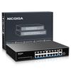 16 Port PoE Switch Unmanaged, 16 Port PoE+@250W, 2 Gigabit Uplink Ports, 1 SFP Port, NICGIGA 19 Port Network Power Over Ethernet Switch, VLAN Mode, AI Watchdog 19 inch RackMount, Plug and Play. view 1