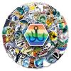 102Pcs Fishing Sticker Set: Reel in Adventure with Waterproof Vinyl Decals for Laptop, Car, Skateboard, Scrapbook view 1