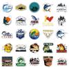 102Pcs Fishing Sticker Set: Reel in Adventure with Waterproof Vinyl Decals for Laptop, Car, Skateboard, Scrapbook view 2