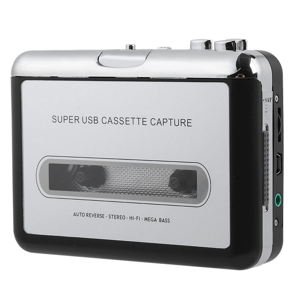 FLEXMAN Portable Tape to PC Cassette Recorder, MP3 CD Converter Capture Digital Audio Music Player