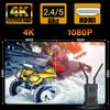 4K Wireless HDMI Transmitter and Receiver Video Transmission System, 2.4/5G Dual-Band 984ft Los Range 60ms Latency up to 4 Devices Monitoring for Live Streaming TVS,DSLR, projectors etc view 4