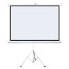 60"/70" Projection Screen 16:9 HD Projector Screens Pull Down with Tripod Stand for Home Cinema, Meeting Presentation, Indoor Outdoor Portable Projector Movie Screen for Garden(4:3 72in) view 1