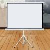 60"/70" Projection Screen 16:9 HD Projector Screens Pull Down with Tripod Stand for Home Cinema, Meeting Presentation, Indoor Outdoor Portable Projector Movie Screen for Garden(4:3 72in) view 3