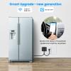 Wi-Fi Smart Power Failure Alarm with Surge Protector, Remotely Monitor and Control Your Refrigerator Via App, Ensuring The Safety of Refrigerator and Food Stored Inside, Black view 2