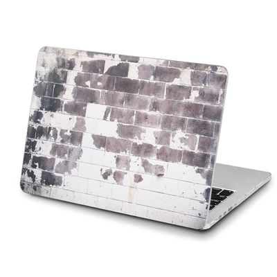 Cavka Hard Case Compatible for MacBook Pro 16 14 M3 M2 2023 M1 Pro 13 2022 Air 13 2021 Retina 2020 Mac 11 12 Cover Design Wall Top Gray Trend Print Old Texture Bricks Touch Bar Urban t0380