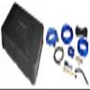 Audiosavings Bundle: Kicker 51HS8 Hideaway Under-Seat Powered Car Audio Subwoofer Compact Sub Bundle with Rockville RWK81 8 Gauge Complete Amp Installation Wire Kit with Copper RCA (2 Items) view 1