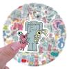 120pcs Elephant and Piggie Stickers Aesthetic Waterproof Stickers Luggage Skateboard Water Bottle Stickers Decal Bicycle Bumper Snowboard Decorate Gift. view 2