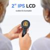 TOMLOV P10 Microscope for Adults Kids, Handheld Coin Magnifier with Light for Error Coins, Portable Trichome Magnifying Glass 100X, Collector Pocket Jewelers Loupe, Digital Microscope with 2" Screen view 2