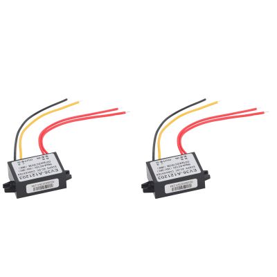 2Pcs Adjustable Voltage Regulator AC to DC Step Down Power Supply Module AC 1028V to DC 12V Transformer Reducer Step Down Converter Regulator