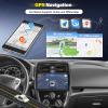 10" Android 13 Double Din Car Stereo w/Carplay Android Auto for Nissan Versa Sedan 2015 2016 2017 2018 2019 w/WiFi GPS Bluetooth AHD Backup Camera Mic,SWC/AV in/FM IPS Car Audio Receiver view 4