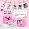 Instant Print Camera for Kids Age 3-12 Girls Boys 1080P HD Digital Video Cameras with 5 Print Paper & 32G Card Toddler Portable Travel Toys Camera for Christmas Birthday Gifts view 4