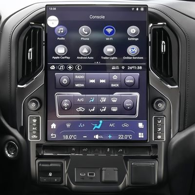 15.6 Inch Touch Screen Android 13.0 Car Radio for GMC Sierra Chevrolet Silverado 2019 2020 2021 2022 2023 Unit Wirless Carplay GPS Navigation Screen Upgrade Multimedia Player Android Auto