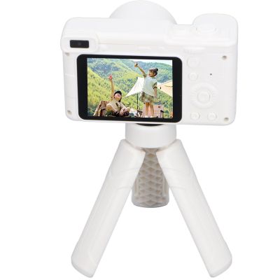 GOWENIC Digital Camera, 4K 96MP Autofocus HD Compact Camera with Dual Cameras, 8X Digital Zoom 2.4 Inch Screen, Anti Shake, for Beginners (White)