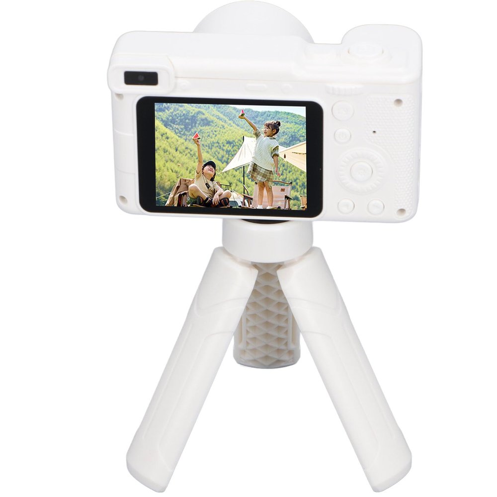 GOWENIC Digital Camera, 4K 96MP Autofocus HD Compact Camera with Dual Cameras, 8X Digital Zoom 2.4 Inch Screen, Anti Shake, for Beginners (White)