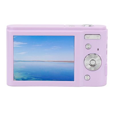 Digital Camera, 2.7K 48MP Autofocus HD Compact Camera with Dual Cameras, 16X Zoom Travel Portable Compact Camera for Teens Students Beginner (Light)