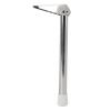 304 Stainless Steel Marine Seat Legs with 90 Degree Adjustable Swing Leg for Boat Yacht RV, White Rubber Tip 13in Long 1in Diameter Tube for Bench Boat Seats Folding Boat view 1